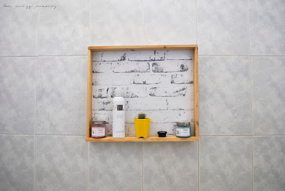 Renovación baño sin obras + estante pared DIY - Handbox Craft Lovers