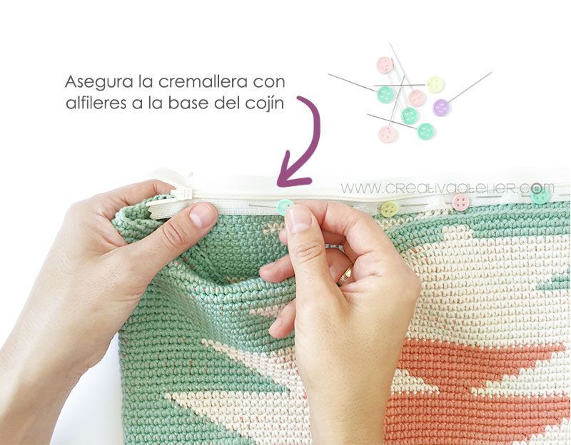 Cómo tejer un cojín Tapestry ETNIC de crochet- Patrón y Tutorial