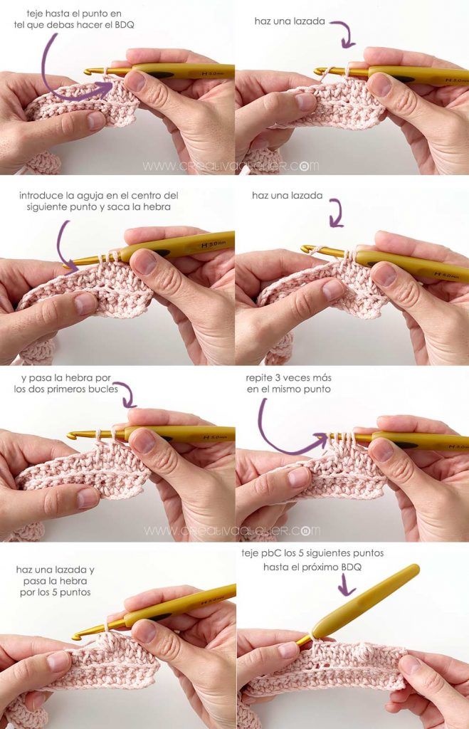 Cómo tejer un bodoque a crochet