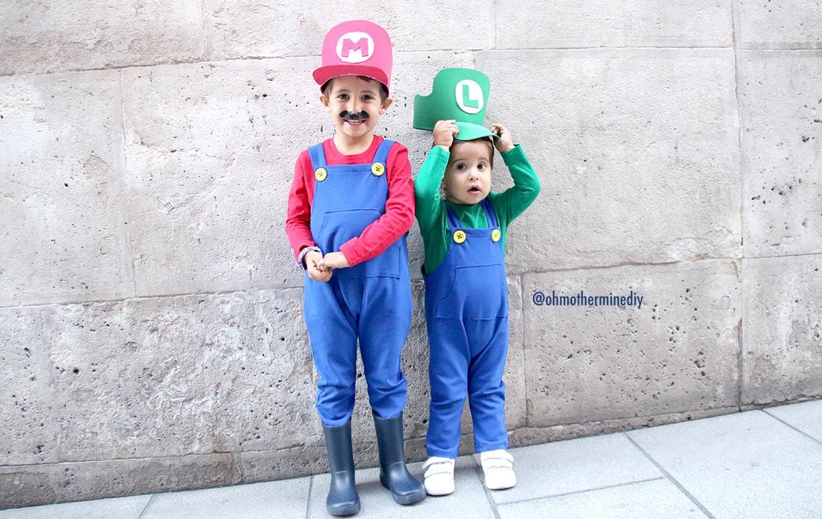 cirujano Presunto mezcla HALLOWEEN: Como hacer disfraz casero de Mario Bros y Luigi - HANDBOX