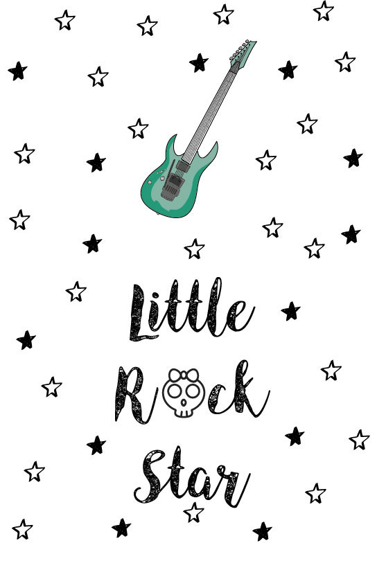 Lamina-imprimible-Little-Rock-Star