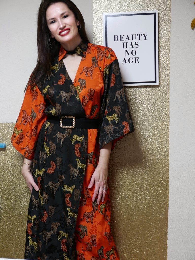 vestido kimono
