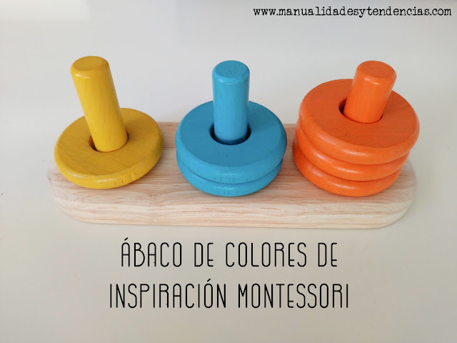 Ábaco de colores Montessori