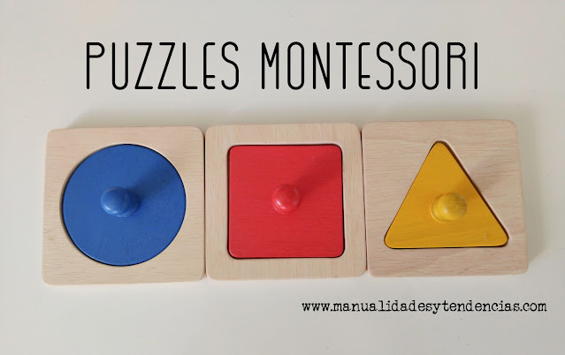 Puzzles formas geométricas Montessori