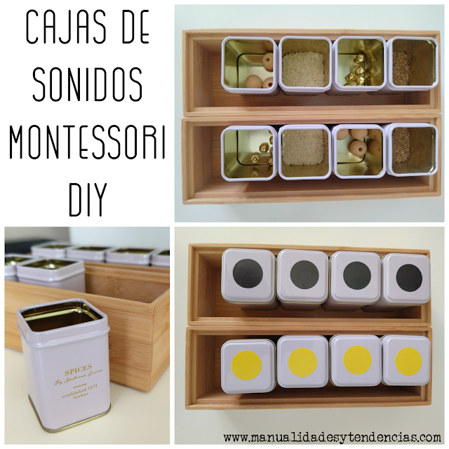 Caja de sonidos Montessori DIY