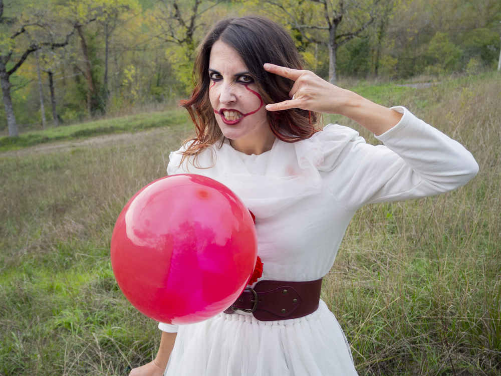 DIY Disfraz del payaso de It Pennywise fácil6