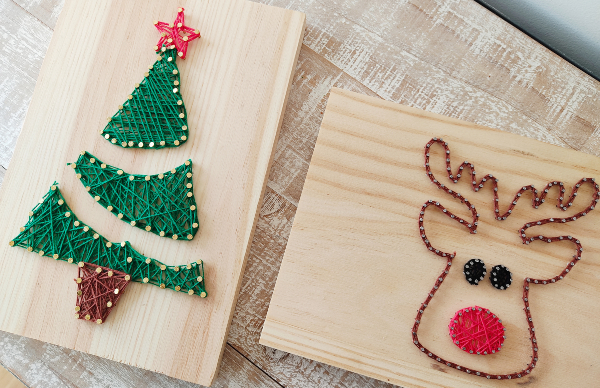 diy-hilorama-navideño-reno-arbol-navidad