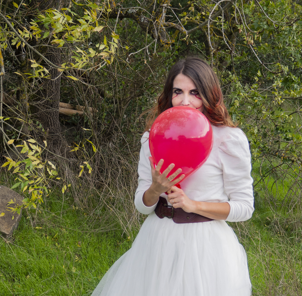 DIY Disfraz del payaso de It Pennywise fácil1