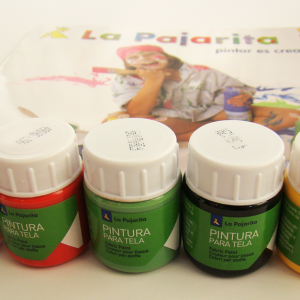 Pinturas textiles de la pajarita