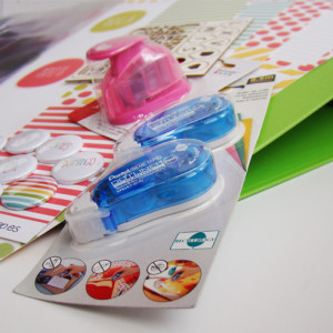 Cinta doble cara y troqueladora