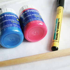 Pintura y rotulador textil