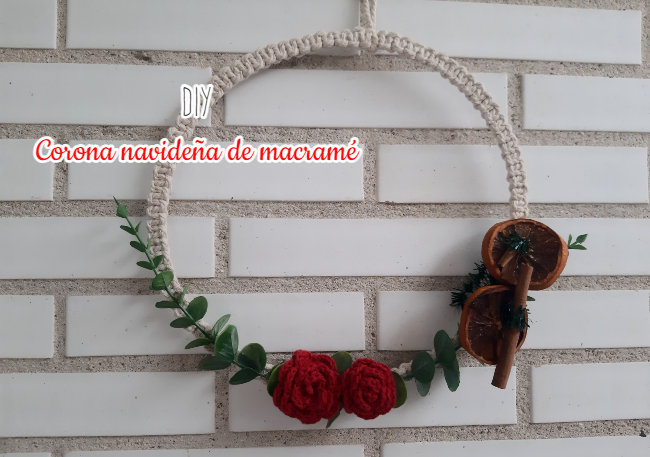 DIY-corona-navideña-macrame