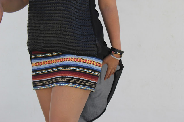 Costura fácil: mini falda étnica DIY (patrón gratis)