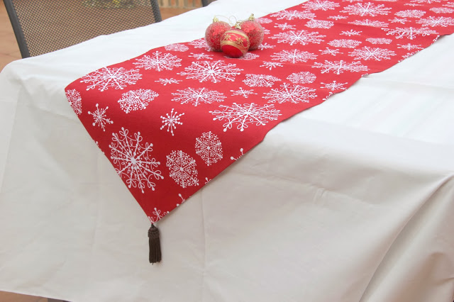 DIY Decoración Navidad. Como hacer mantel o camino de mesa. DIY Navidad