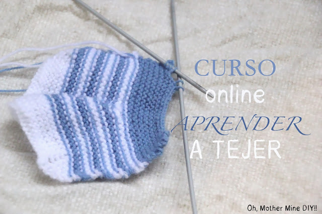 Curso online gratis aprender a tejer. Blog diy y costura