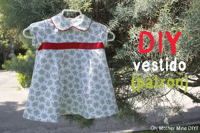 DIY Ropa de bebé: Vestido de flores y mangas de globo (patrón incluido)