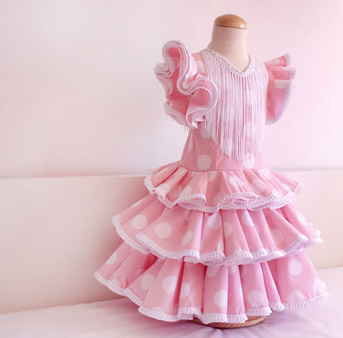 Vestido niña de flamenca-patronesmujer