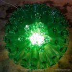 Lámpara realizada con 125 botellas de plástico recicladas - Lamp made with 125 recycled plastic bottles https://youtu.be/lwt43vjl2fs