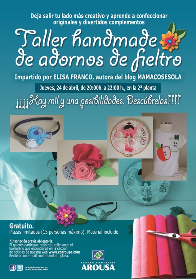 cartel FIELTRO handmade Mamacosesola