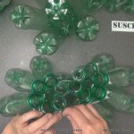Lámpara realizada con 125 botellas de plástico recicladas - Lamp made with 125 recycled plastic bottles https://youtu.be/lwt43vjl2fs