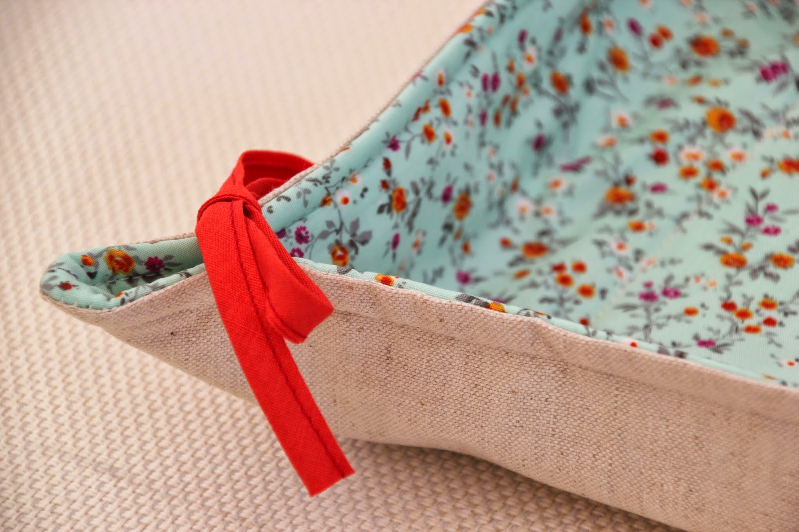 Clase de costura 8. Costura práctica: cómo hacer una panera de tela.