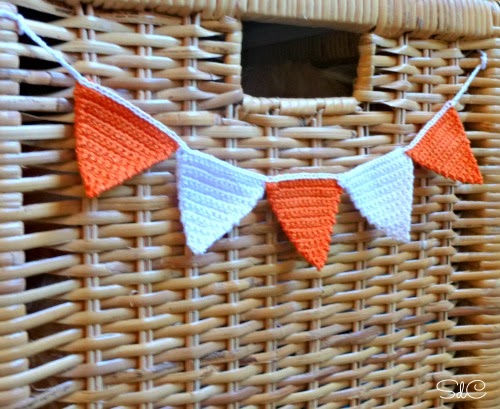 guirnalda ganchillo DIY crochet garland