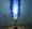 Lámpara de Pie Chandelier reciclando botellas de plástico pet azules