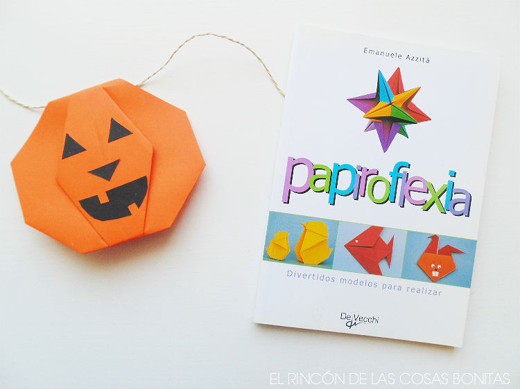 Guirnalda de origami para Halloween - HANDBOX