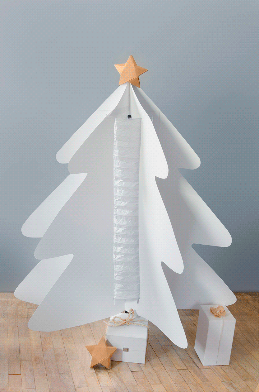 Fabrica de Imaginacion DIY paper lamp christmas tree
