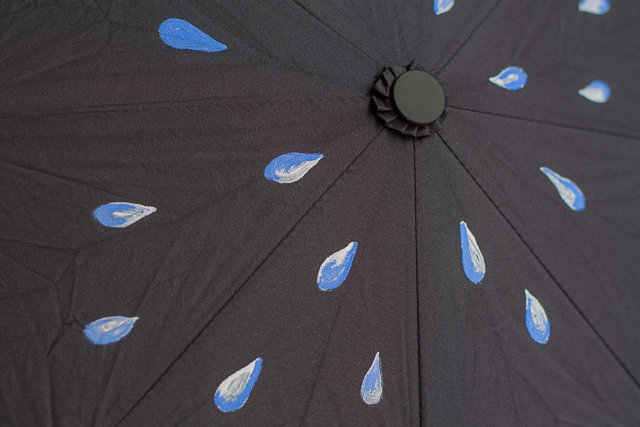 darle toques de azul paraguas pintado pangala 2