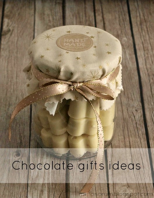 Envoltorio para bombones caseros. Chocolate gifts ideas.