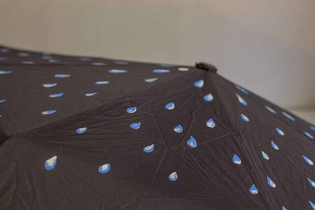 vista superior paraguas pintado pangala