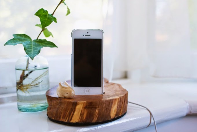Reciclar - Base para móvil de madera handmade1