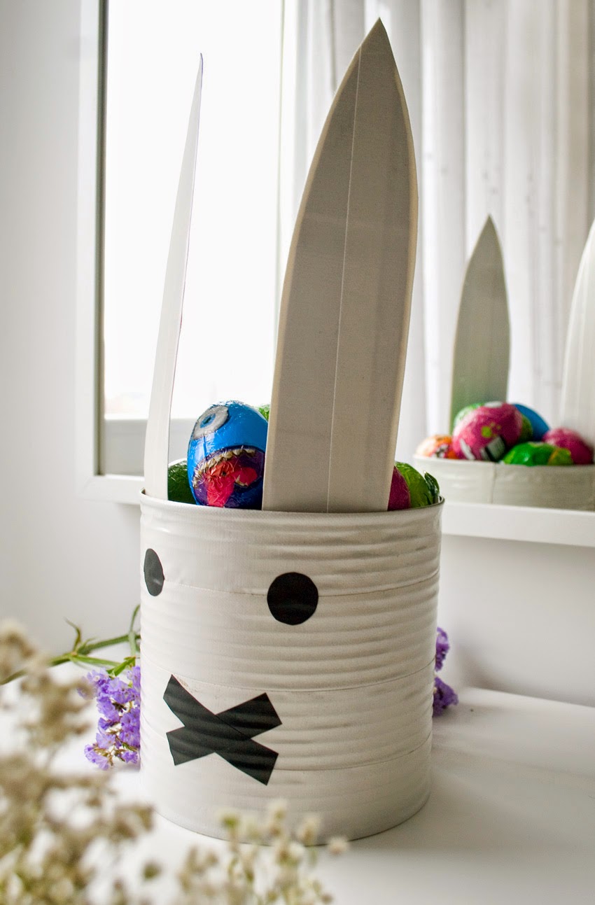 Taller de creactividad: Diy conejo para lo huevos de Pascua en una lata10