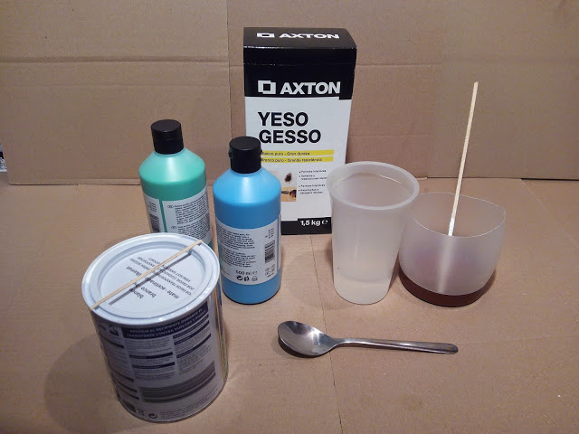 productos utilizados chalk paint casera