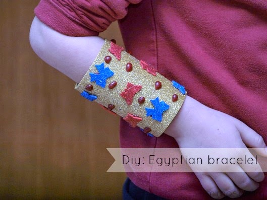 Brazalete egipcio - Diy: Egyptian bracelet - HANDBOX