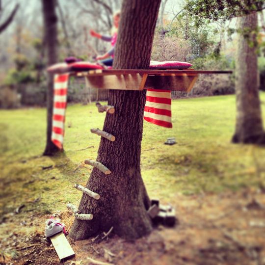 casas en árbol hechas a mano