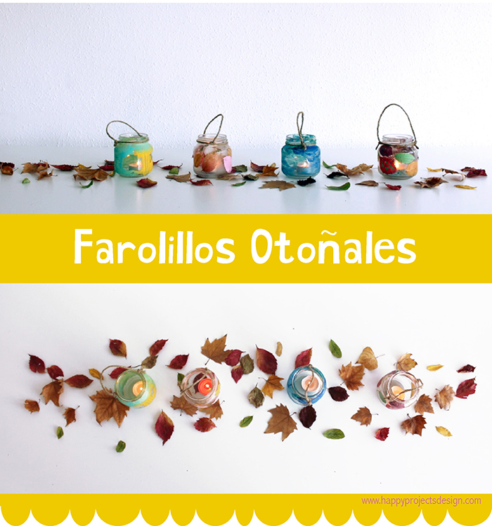 Farolillos otoñales upcycling