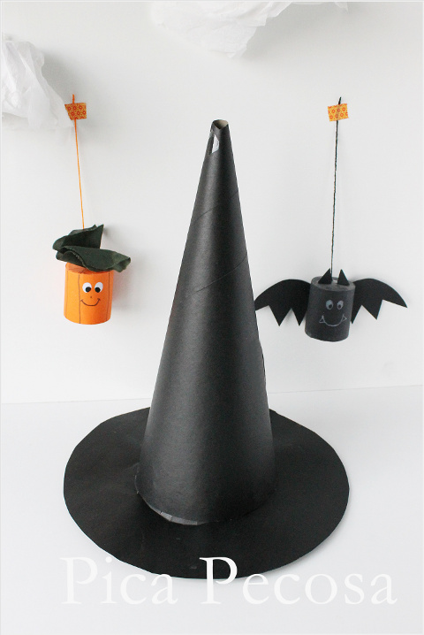 como-hacer-sombrero-bruja-halloween-diy-bolsa-papel-reciclada