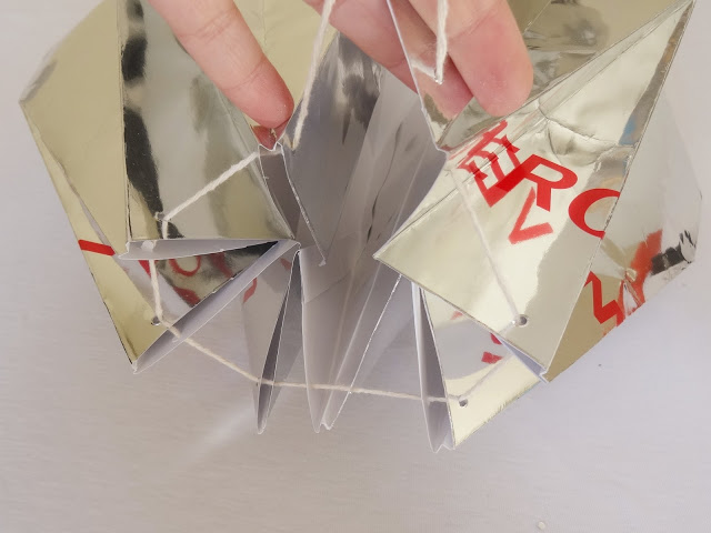 DIY folding paper lamp
