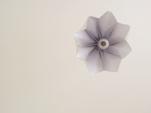 DIY folding paper lamp