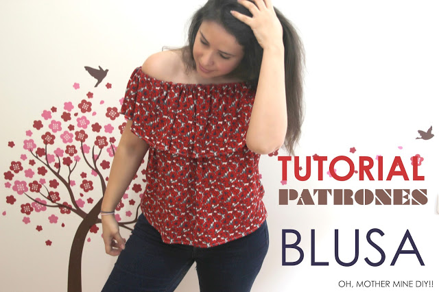 DIY Tutorial Y Patrones Blusa Sin Hombros HANDBOX