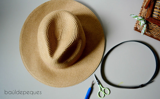 personalizar un sombrero de paja