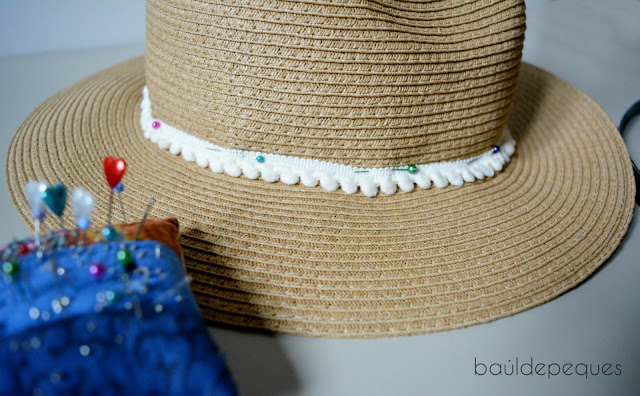 personalizar sombrero de paja con cintas