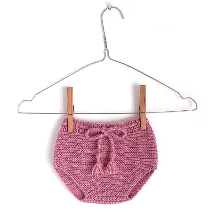 Cubrepañal de punto bobo de bebé DIY Tutorial y patrón