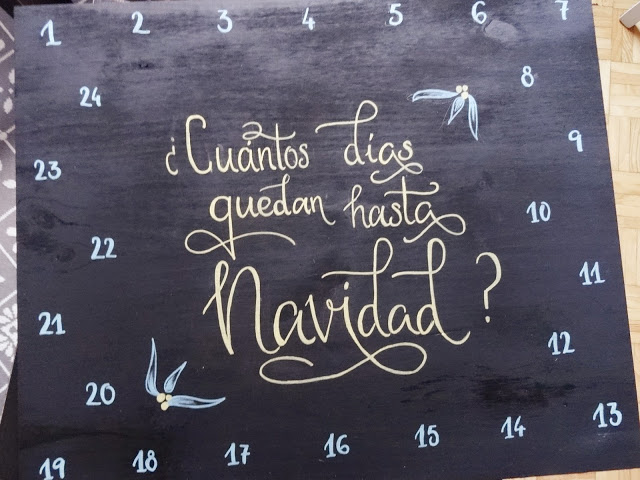 DIY- Calendario de Adviento Velas