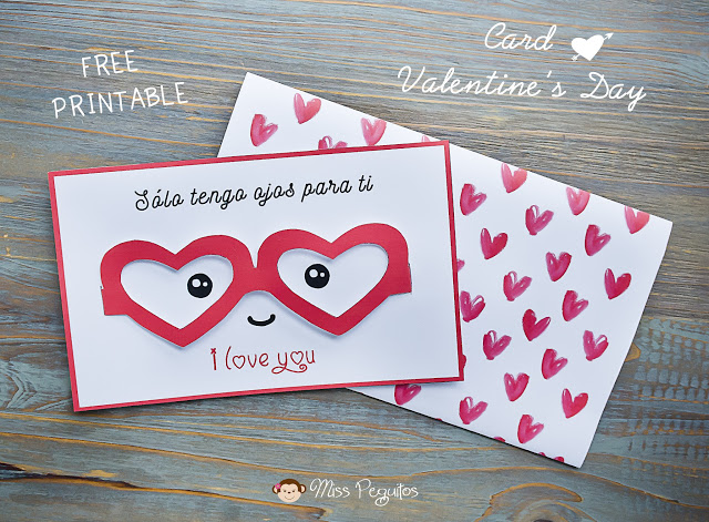 diy tarjeta san valentin valentine