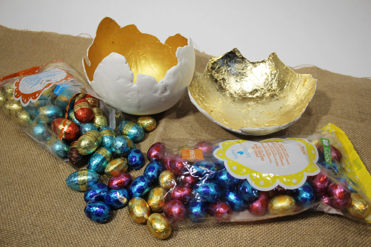 DIY Huevos dorados