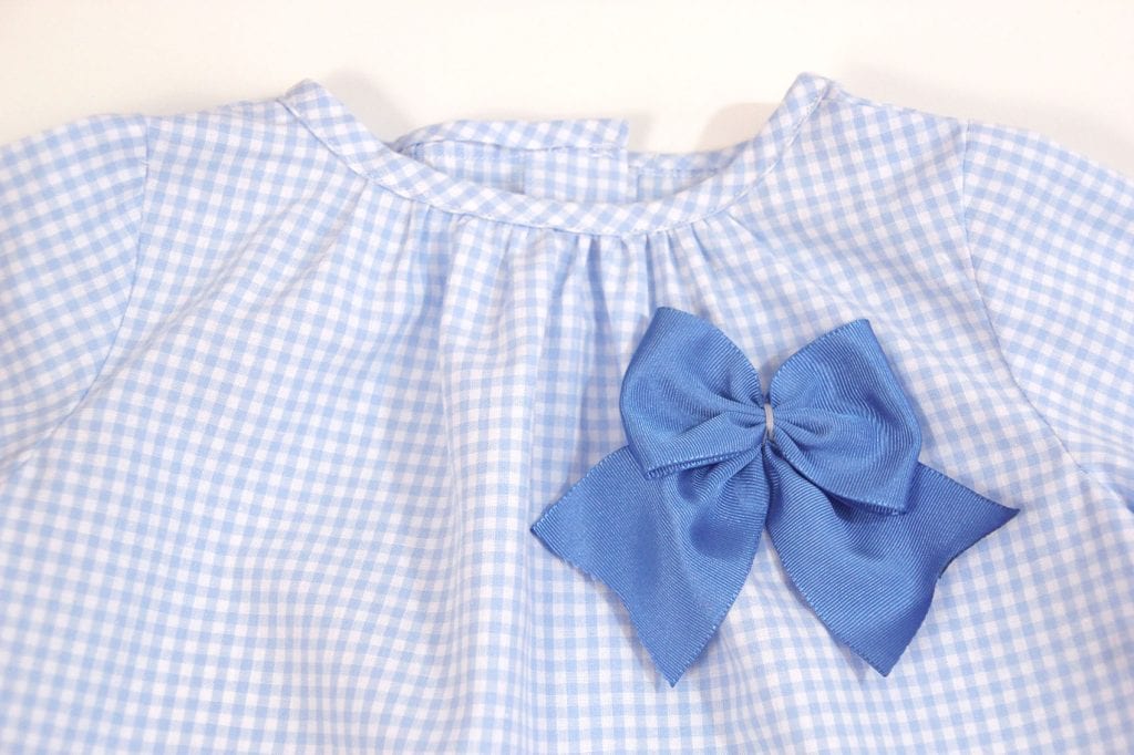 DIY Costura de ropa para bebés: BLUSA VICHY (patrones gratis) - HANDBOX