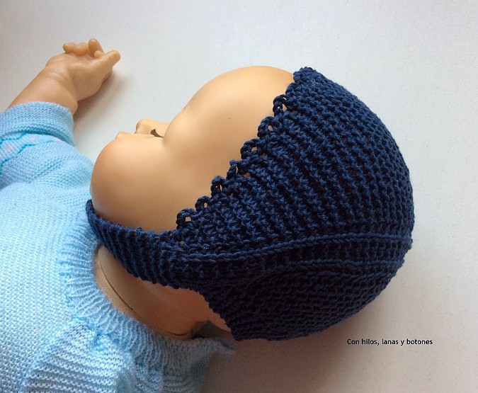 Con hilos, lanas y botones: DIY cómo hacer una capota a punto bobo para bebé paso a paso (patrón gratis)
